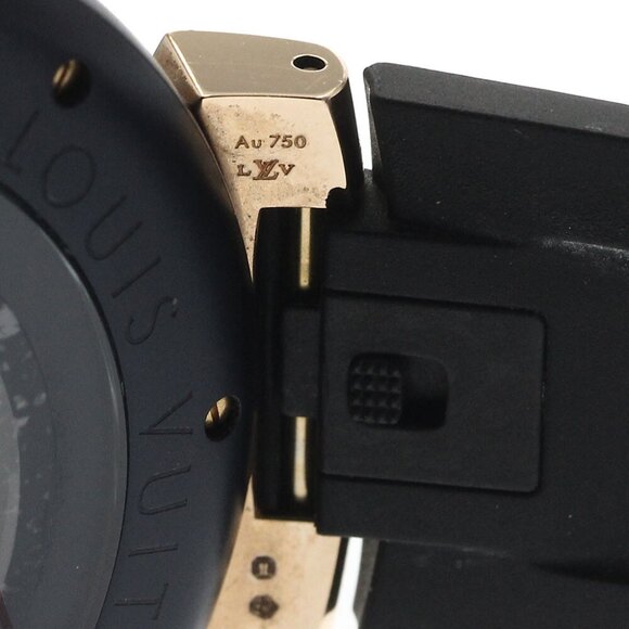 LOUIS VUITTON Tambour Damier Cobalt QA090 Automatic Men's Watch_883864 - Picture 6 of 7